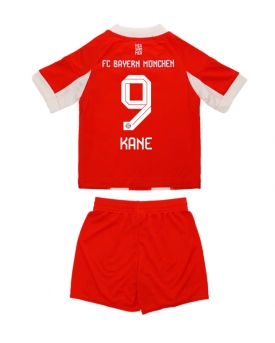 Billige Fotballdrakt Bayern Munich Harry Kane #9 Replika Hjemmedraktsett Barn 2025-26 Kortermet (med bukser)